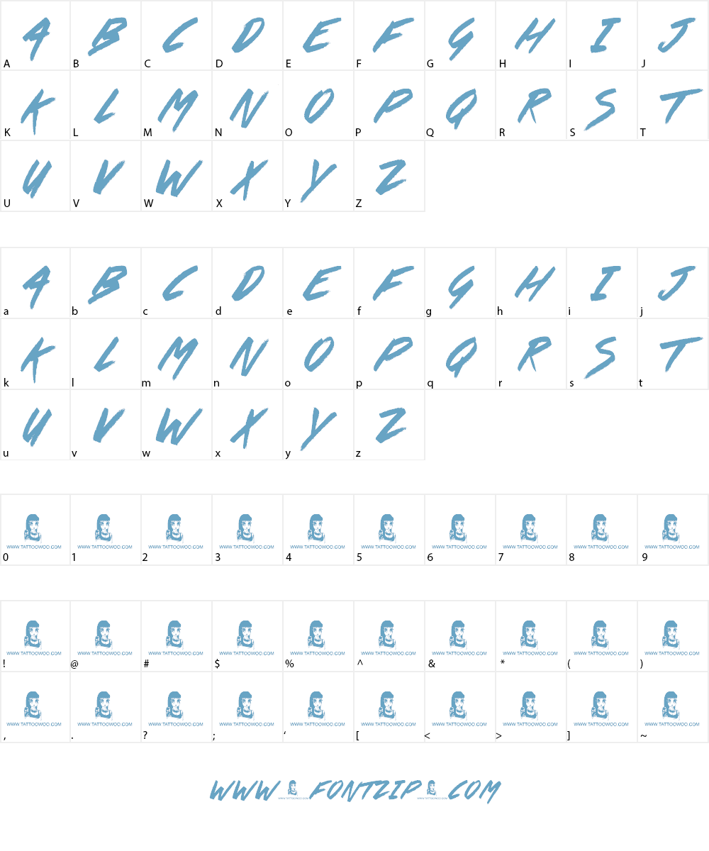 Last Feast Font Character
